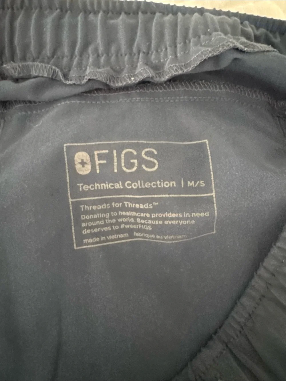 Mens FIGS scrub pants- Navy Drawstring Jogger Pants